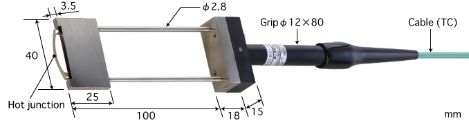 南宁薄型温度传感器  ：《TH系列》E型热电偶 TH-11E-010-1-TC1-ANP K型热电偶 《TH-11K-010-1-TC1-ANP》