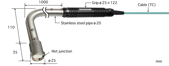 K型热电偶 HHT-43K-10-TC1-ANP ＊只能选择K型