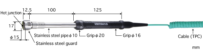 晋中E型热电偶 SX-171E-01-1-TPC1-ANP K型热电偶 SX-171K-01-1-TPC1-ANP