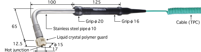 唐山E型热电偶 SX-163E-01-1-TPC1-ANP K型热电偶 SX-163K-01-1-TPC1-ANP