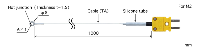 吕梁E型热电偶 SC-21E-TA1-ANP K型热电偶 SC-21K-TA1-ANP